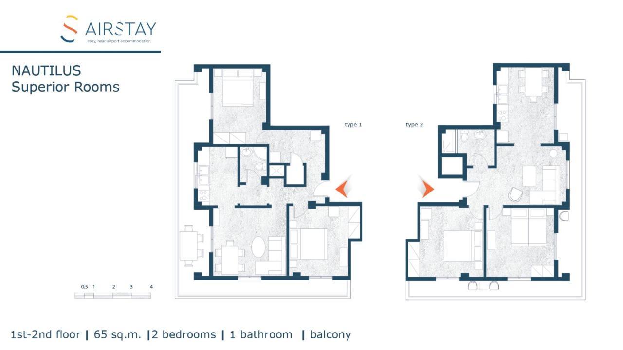 Nautilus Apartments Airport By Airstay Artemida  Luaran gambar